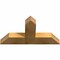 Ekena Millwork Portland Rough Sawn Timber Gable Bracket, Western Red Cedar, 36"W x 19"H x 4"D x 6"F, 13/12 Pitch GBW036X19X0406POR00RWR - alternate 5